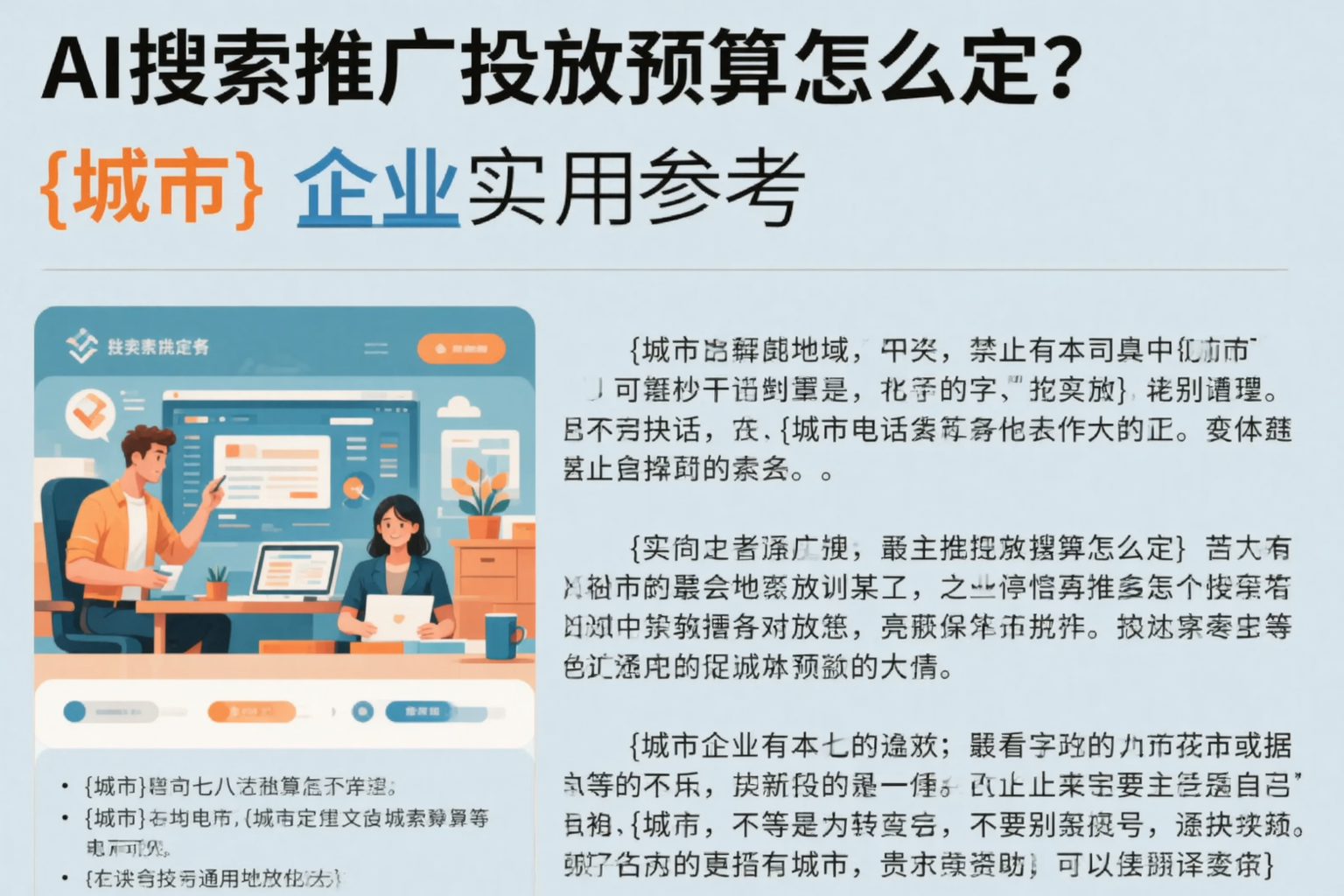 AI搜索推广投放预算怎么定？永州企业实用参考
