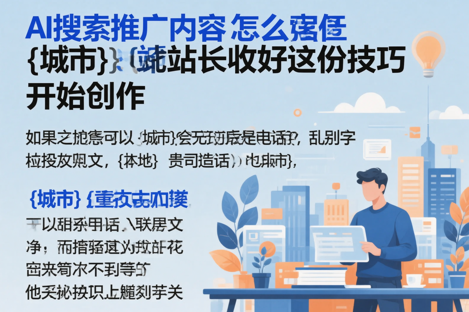 AI搜索推广内容怎么写?永州站长收好这份技巧
